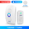 Smart Home Outdoor Wireless Doorbell Waterproof Chime Kit LED Flash Security Alarm House Welcome M 7