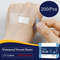 Waterproof Transparent Wound Plasters, Anti-Bacterial Adhesive Medical Bandages for First Aid, Travel & Home Use