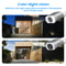 2K Outdoor Solar Security Camera, Wireless WiFi, Built In Battery, Human Detection, Flash Alarm & Night Vision