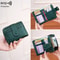 Women RFID Blocking Wallet, Zipper Buckle Multi-Card Holder, Retro Short Coin Purse, Compact Functional Design