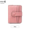Women RFID Blocking Wallet, Zipper Buckle Multi-Card Holder, Retro Short Coin Purse, Compact Functional Design