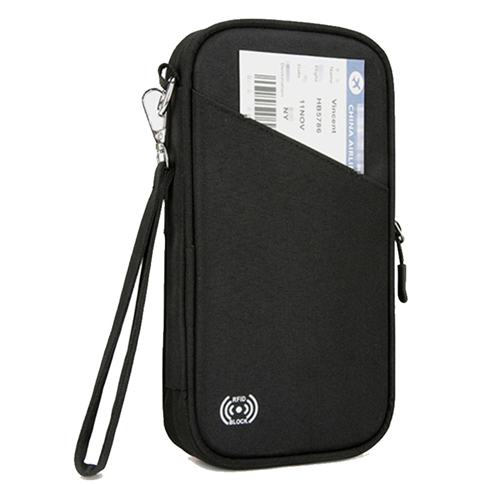 Multifunction Passport Card Holder, New Woman Travel Wallet, Large Capacity Men Wallets Ticket Key Organizer Purse