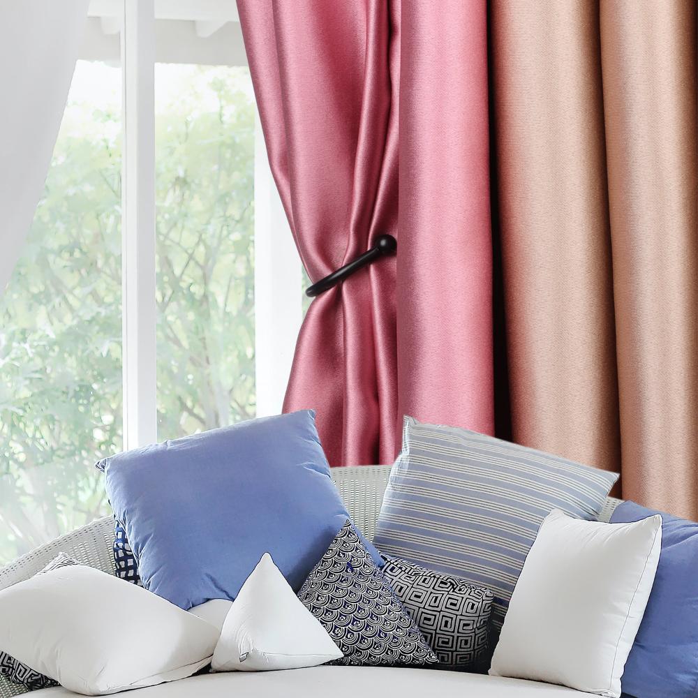 Black Metal Curtain Holdback with Screws, Wall-Mounted Tie Back Hooks for Curtains Drapes, Durable Loop Holder for Light