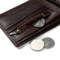 High Quality GUBINTU Genuine Leather Men Wallets, Real Leather Wallet with Coin Pocket Zipper, Male Purse Eagle Design