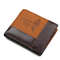 High Quality GUBINTU Genuine Leather Men Wallets, Real Leather Wallet with Coin Pocket Zipper, Male Purse Eagle Design
