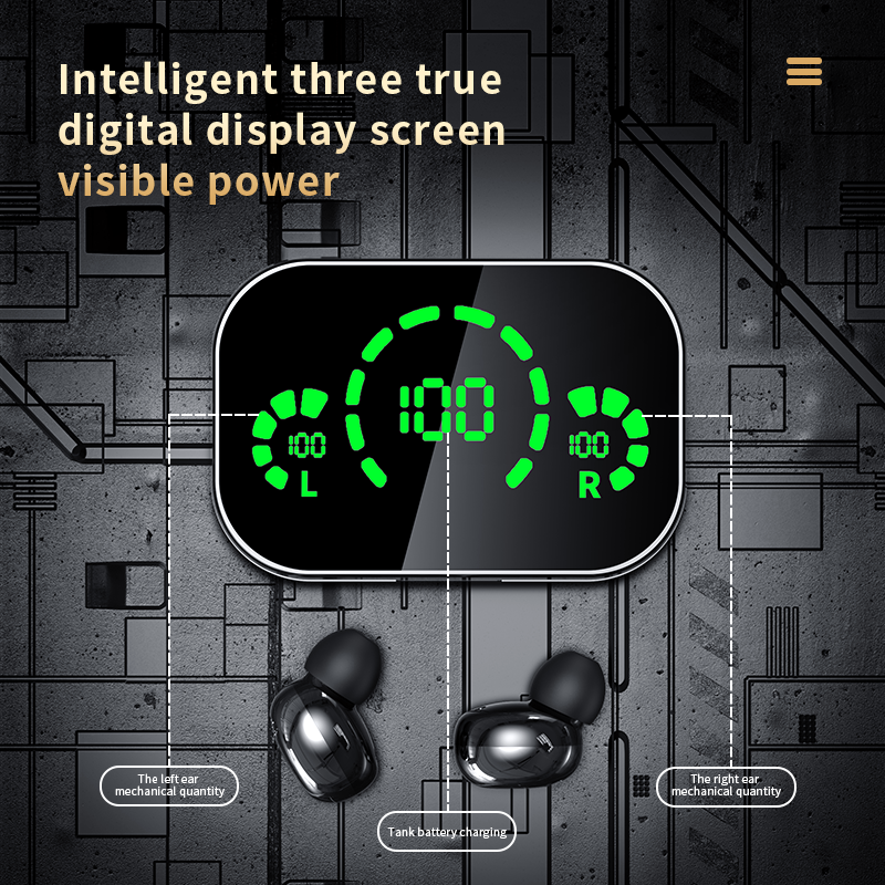 TWS Bluetooth 5.3 Wireless Earbuds, High Quality HIFI Music Headset, LED Sport Ear Pods, Gaming Headphones