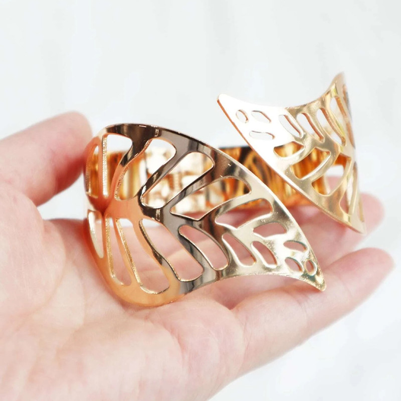 Creative Leaf Shape Metal Curtain Tiebacks, Adjustable Curtain Clip & Decorative Drapes Hook for Elegant Home Styling