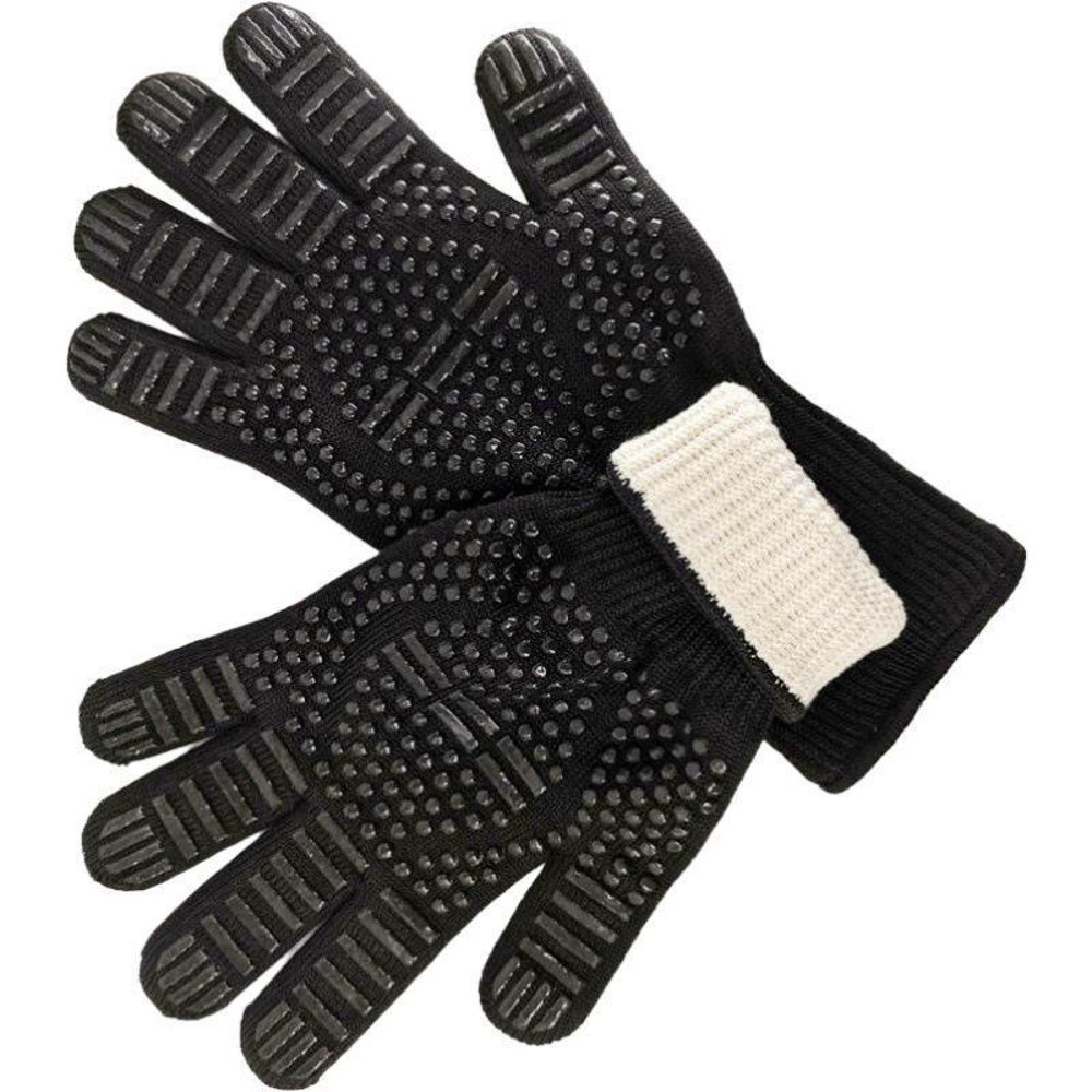 Heat Resistant Grilling Gloves Silicone NonSlip BBQ Oven Mitts For Cooking Baking Welding 3