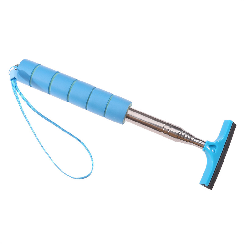 Stainless Steel Retractable Rearview Mirror Wiper Layered Brush Head For Easy Car Mirror Cleaning 8