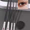 Ultra-thin Fine Eyeliner Eyebrow Brushes, Beginner Eye Detail Makeup Kit, Mini Concealer Finger Powder Puff