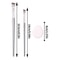 Ultra-thin Fine Eyeliner Eyebrow Brushes, Beginner Eye Detail Makeup Kit, Mini Concealer Finger Powder Puff