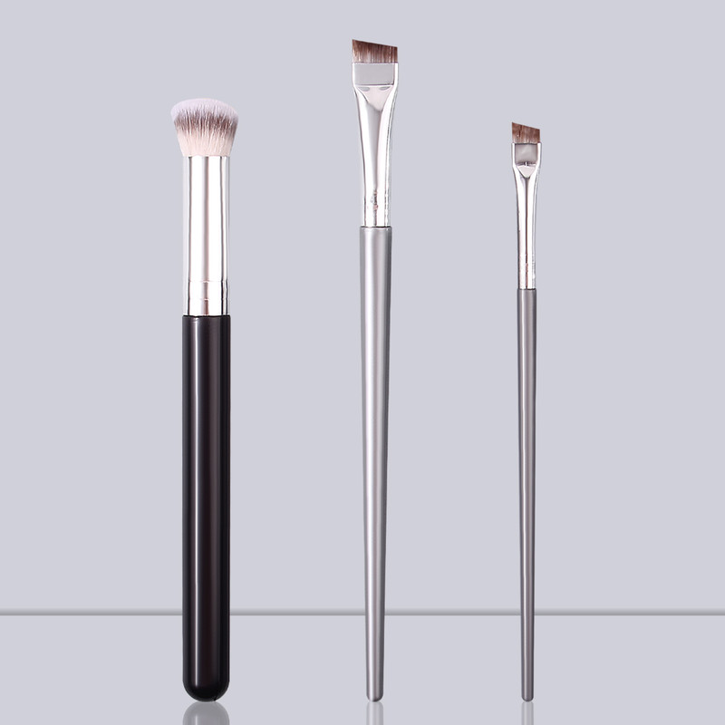 Ultra-Thin Fine Large Small Blade Eyeliner Brushes, Multi-Purpose Facial Concealer Brush, Soft Bristles Makeup Tools