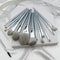 Professional Silver Makeup Brushes Set, Grey Powder Blush Concealer, Eyeshadow Eyeliner Face Beauty Tools