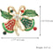 Rhinestone Christmas Bells, New Christmas Jewelry, Brooch Pin For Women Clothing, Fashion Sweet Alloy Enamel