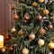 Shatterproof Luxury Ornaments Bronze Copper Gold Hanging Balls Christmas Tree Thanksgiving Fall Dec 1