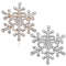 Rhinestone Snowflake Brooches, Winter Flower Pins, Suit Collar Jewelry, Sweater Accessories, Christmas Gifts for Women