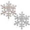 Rhinestone Snowflake Brooches, Winter Flower Pins, Suit Collar Jewelry, Sweater Accessories, Christmas Gifts for Women