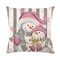 Winter Snowman Pillowcase Christmas Decoration Linen Pillow Cover Sofa Cushion Cover Throw Pillow C