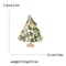 Rhinestone Plant Pins, Christma's Enamel Christmas Tree Brooches for Women, Event Party Decoration Clothes Accessories