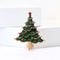 Rhinestone Plant Pins, Christma's Enamel Christmas Tree Brooches for Women, Event Party Decoration Clothes Accessories