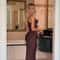 Women Sexy Luxury Party Maxi Dress Slim Fit High Neck Sleeveless Long Robe Shinny Chic Wedding Gues 2