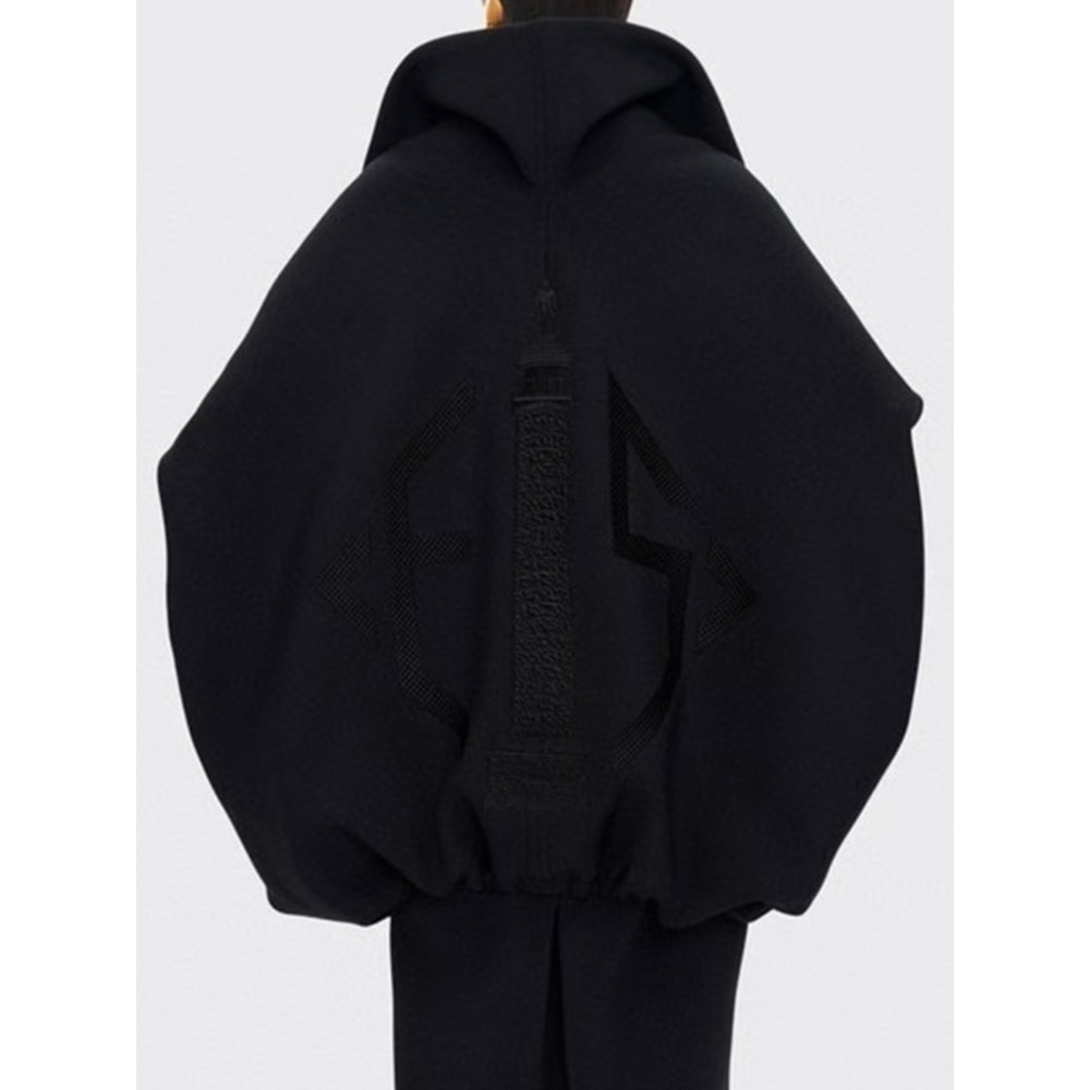 Fashion Jackets For Women Solid Loose Spliced Zipper Lapel Long Sleeves Patchwork Lace Up Casual Ja 3