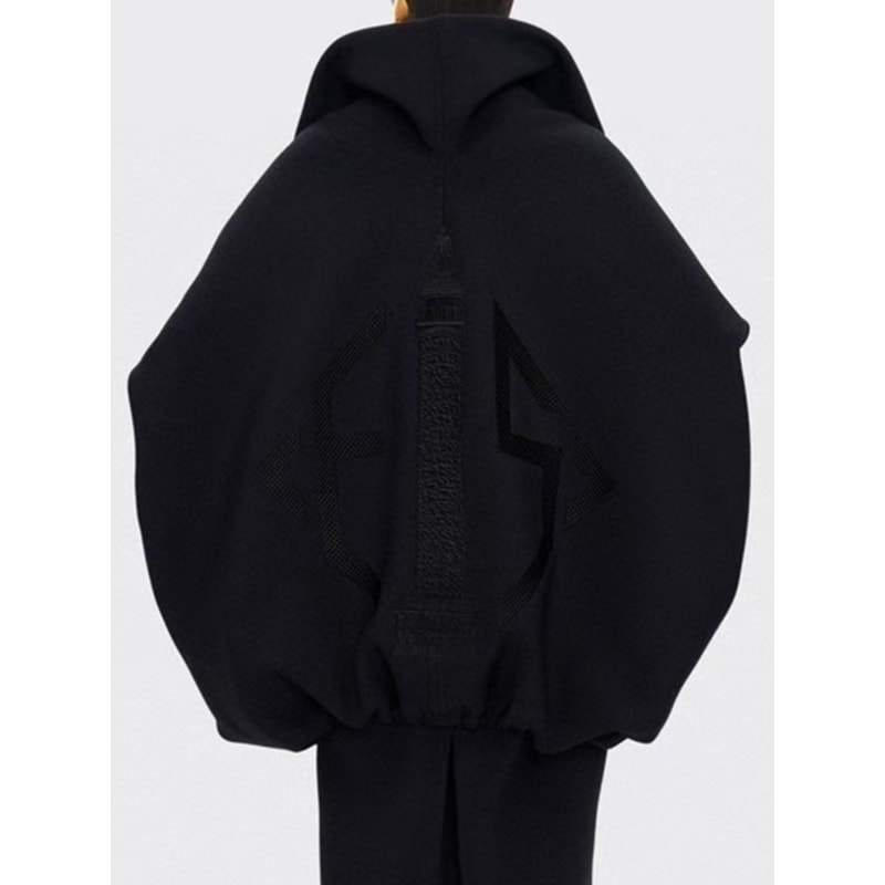 Fashion Jackets For Women Solid Loose Spliced Zipper Lapel Long Sleeves Patchwork Lace Up Casual Ja 3