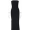 Black Strapless Long Sleeve Bodycon Maxi Prom Dress Sexy Fall Winter Elegant Women Outfit Party Fes 3
