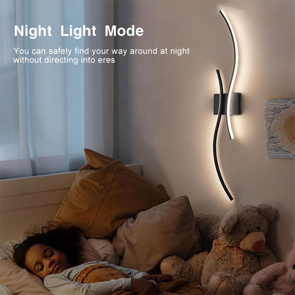 Aluminum Indoor LED Wall Lamps For Bedroom Corridor LED Wall Sconce Wall Lighting Fixtures For TV B 4