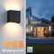 Indoor Outdoor Wall Lamp LED Wall Sconces Modern Up Down Wall Mount Lights For Living Room Hallway 4
