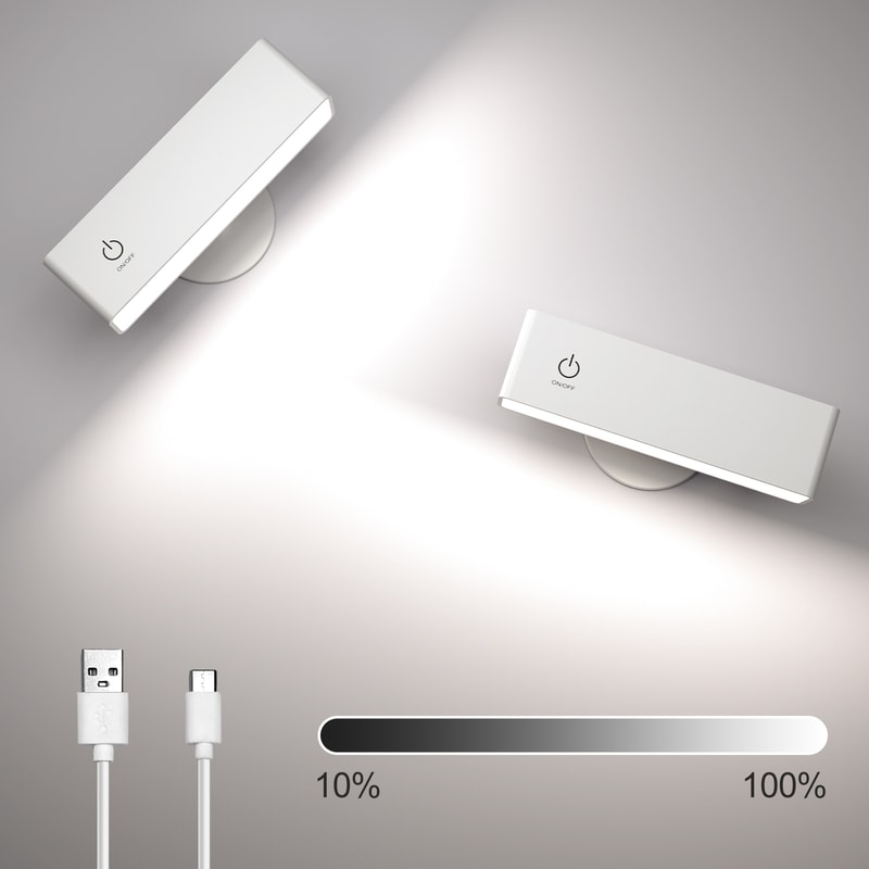 Dimmable Wall Sconce Magnetic Led Wall Lights With Rotation Christmas Room Decoration Book Table La 2