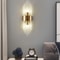 Crystal Wall Sconce GoldBlack Stainless Steel Home Decor Lighting For Bedroom Living Room Kitchen 4