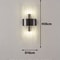 Crystal Wall Sconce GoldBlack Stainless Steel Home Decor Lighting For Bedroom Living Room Kitchen 6