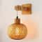 Natural Bamboo Lantern Wall Lamp HandWoven Rattan Wicker Chandeliers Wall Light Fixtures Bamboo Roo 1