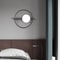 Black Round Wall Lamp Modern LED Wall Light Creative Bedroom Wall Lamp Bedside LED Sconce Living Ro 0