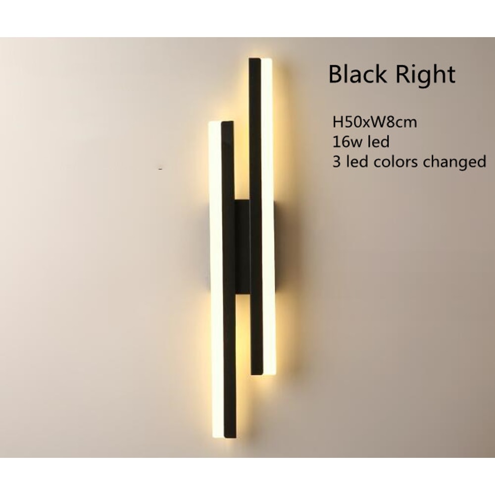 Acrylic Lampshade LED Bedroom Wall Lamp Copper Line Pipe Sconces For Living Room Corridor Light Fix 7