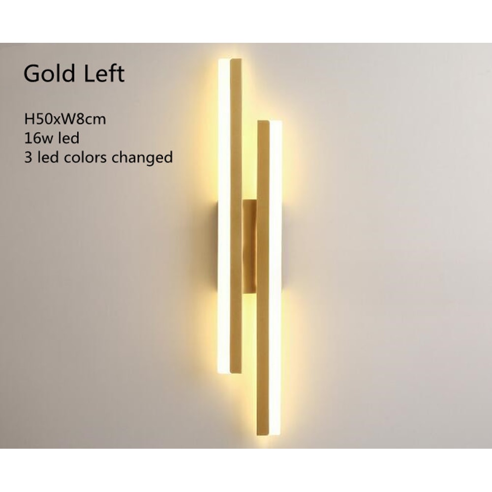 Acrylic Lampshade LED Bedroom Wall Lamp Copper Line Pipe Sconces For Living Room Corridor Light Fix 8