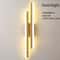 Acrylic Lampshade LED Bedroom Wall Lamp Copper Line Pipe Sconces For Living Room Corridor Light Fix 9