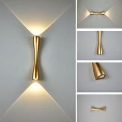 luxury modern minimalist outdoor wall lamp, waterproof creative personality decor, nordic home aisle lighting