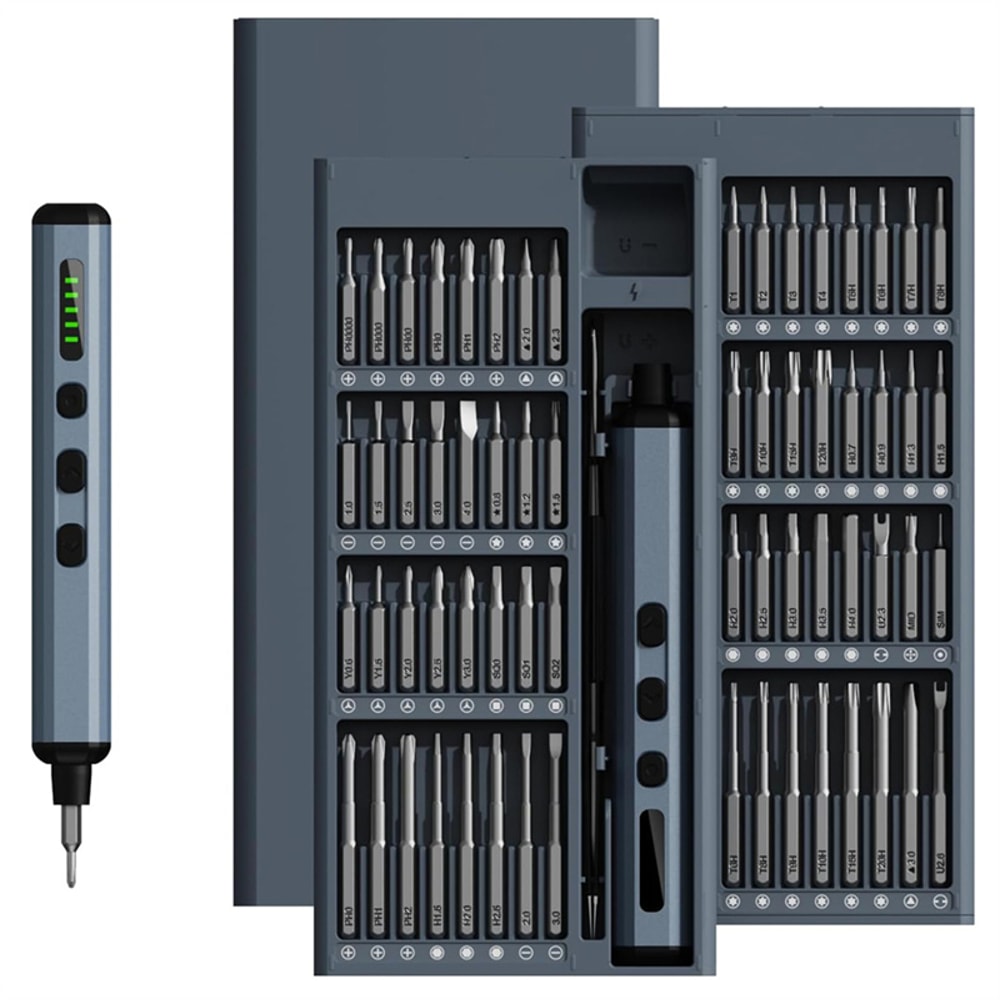 Torque Settings Electric Screwdriver Set Precision Power Tool With Magnetic Driver Bits For IPhone 4