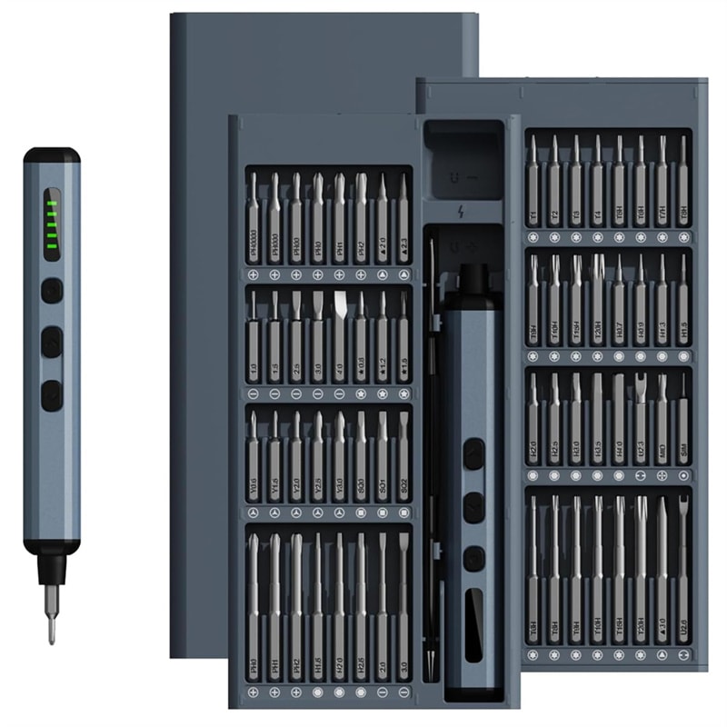 Torque Settings Electric Screwdriver Set Precision Power Tool With Magnetic Driver Bits For IPhone 4