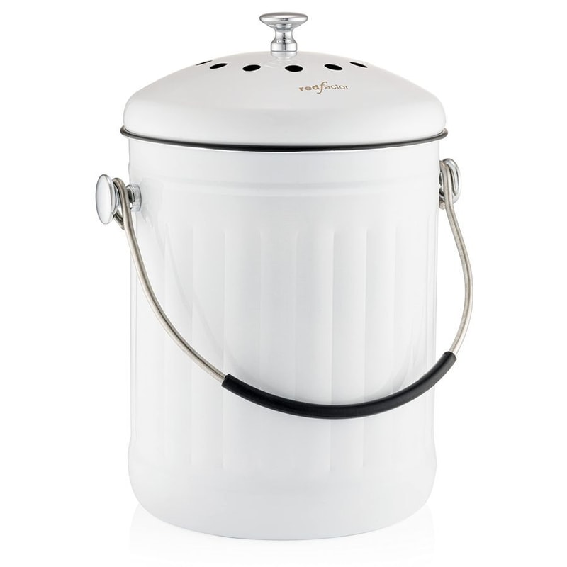 Compost Bin With Lid Includes Spare Charcoal Filter Utopia KitchenvCountertop Compost Pail 7
