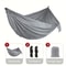 Portable Camping Hammock With Straps And Carry Bag For Beach Hiking And Travel 5