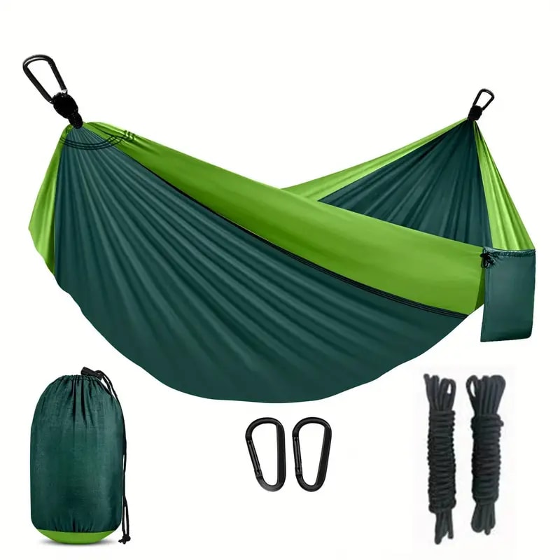 Portable Camping Hammock with Tree Straps and Carry Bag for Travel Beach Hiking