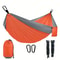 Portable Camping Hammock with Tree Straps and Carry Bag for Travel Beach Hiking