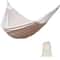 Extra Wide Person Hammock Portable Canvas Hammock For Beach Backyard Camping 1