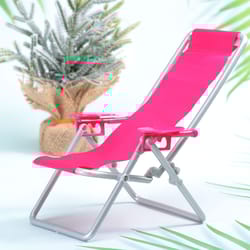 miniature beach chair set of folding dollhouse lounge chairs for coastal decor and photo props