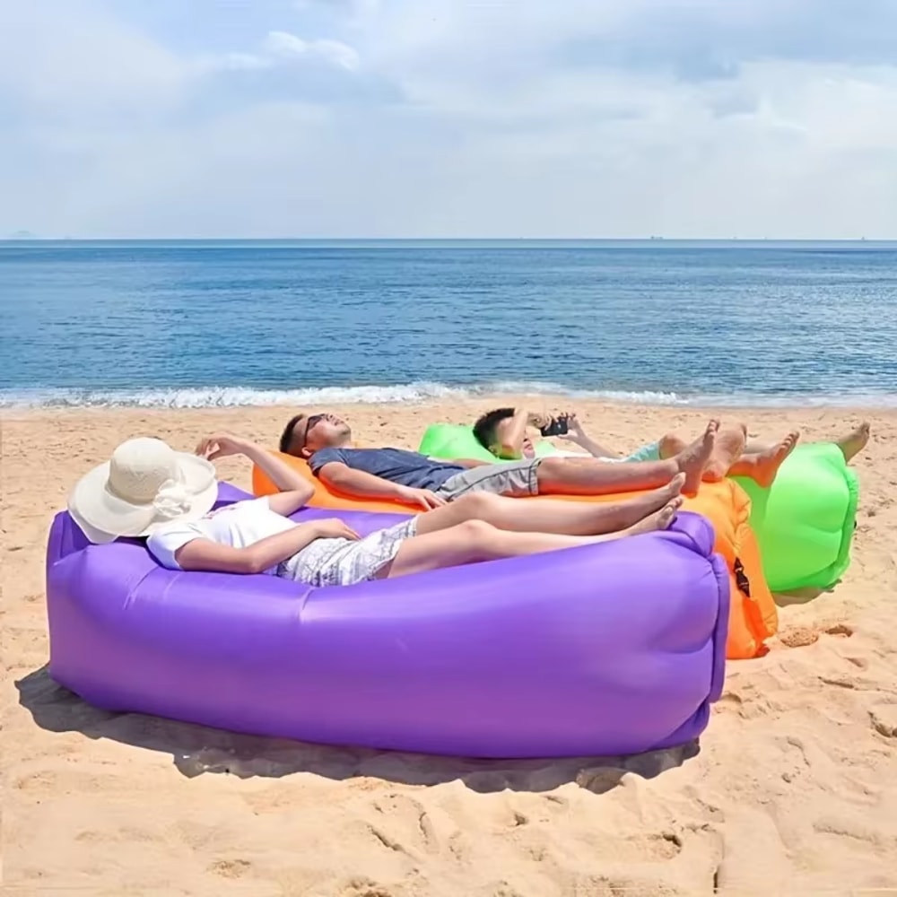CloudRest Inflatable Lounger Camping Air Sofa For Beach And Festival Relaxing 0