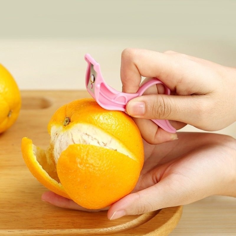 Stainless Steel Fruit Peeler Ring For Orange Kiwi And Potatoes 3