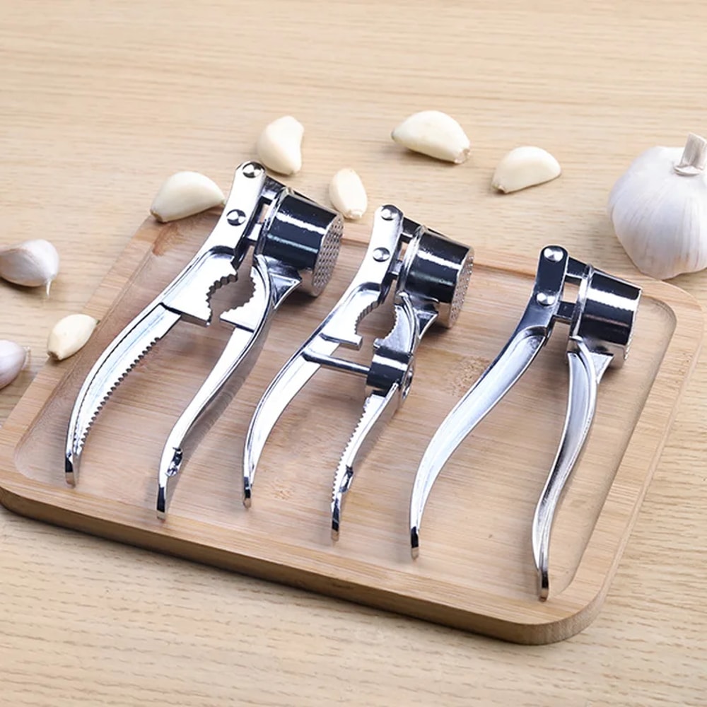 Stainless Steel Garlic Press Manual Garlic Mincer And Ginger Crusher 1
